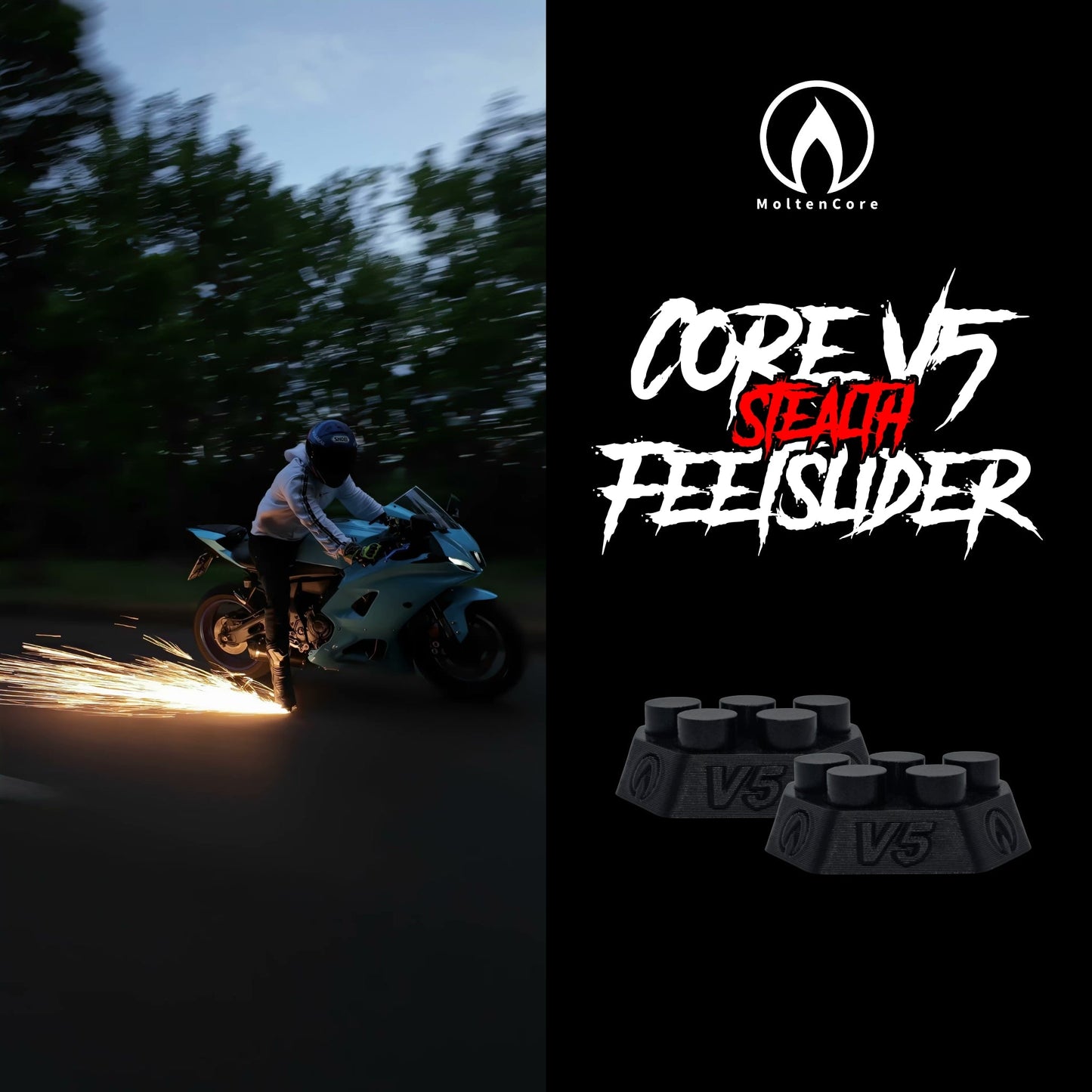 CoreV5 Stealth Feetslider