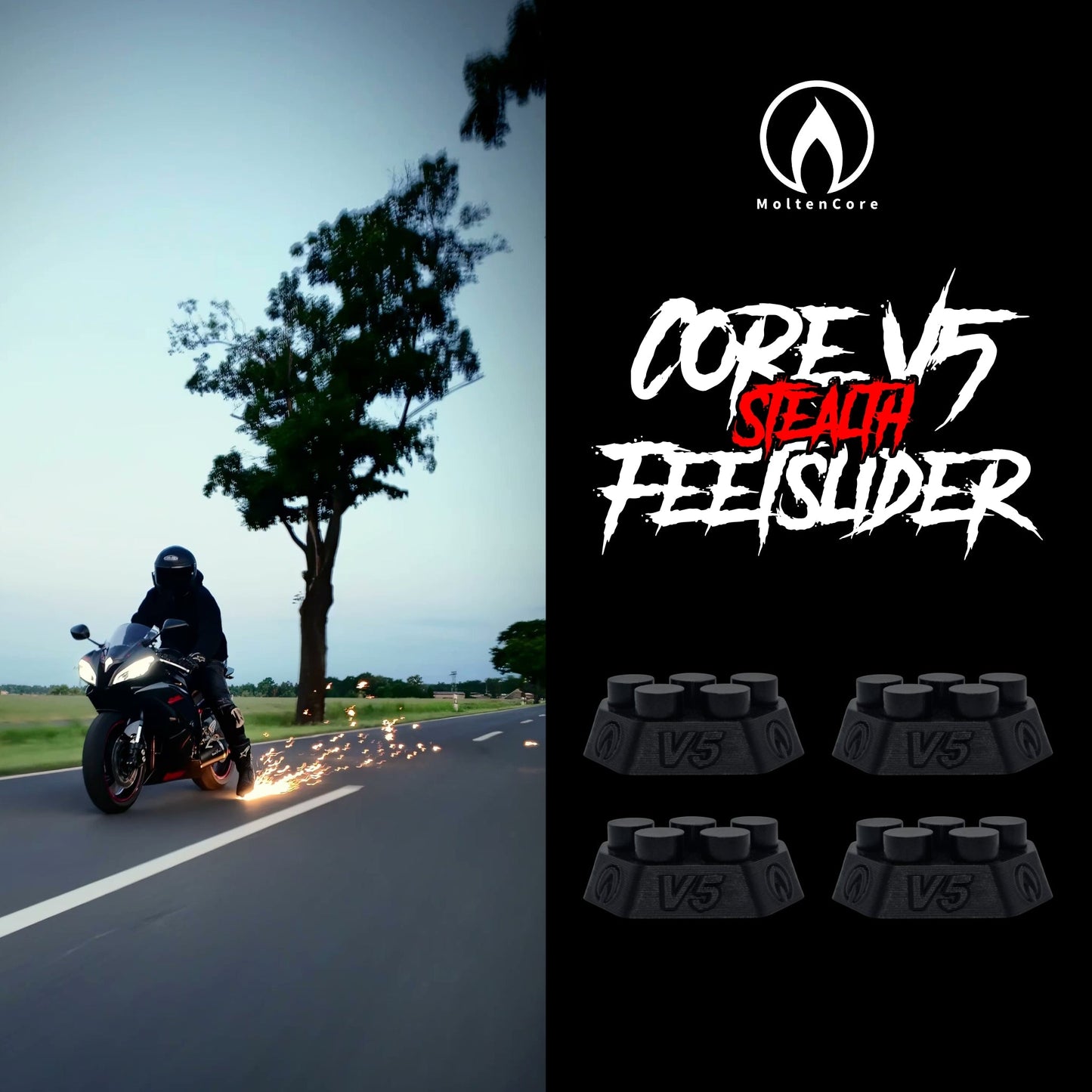 CoreV5 Stealth Feetslider